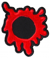 Bullet Hole Patch Blood Red