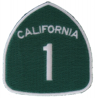 California Route 1 Patch California Route 1 Patch | Embroidered Biker Patches