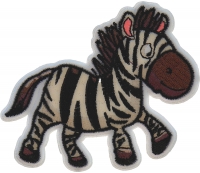 Cartoon Zebra Patch