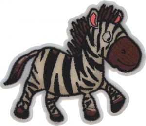 Cartoon Zebra Patch Cartoon Zebra Patch