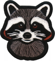 Cheeky Raccoon Iron on Patch