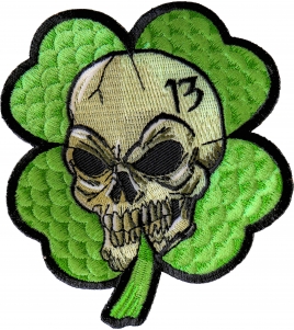 Clover Skull Patch