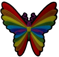 Colorful Butterfly Patch | Embroidered Patches