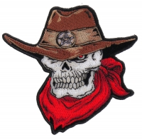 Cowboy Skull Small Patch | Embroidered Patches