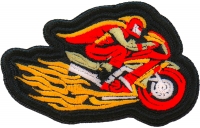 Crotch Rocker Biker Patch Embroidered