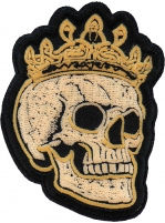 Crown Skull Patch Embroidered
