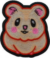 Cute Hamster Iron on Patch