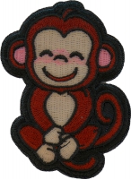 Cute Monkey Iron on Patch