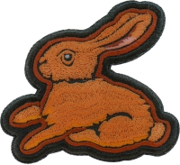 Cute Rabbit Iron on Patch