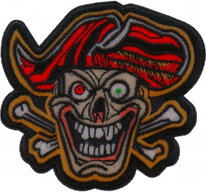 Deranged Jolly Roger Patch Deranged Jolly Roger Patch
