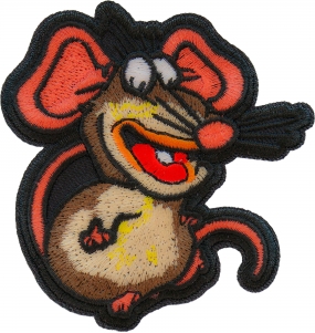 Dirty Rat Iron on Patch Dirty Rat Iron on Patch