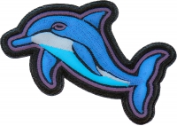 Dolphin Patch Embroidered