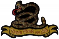 Don't Tread On Me Snake Patch Small | US Military Veteran Patches