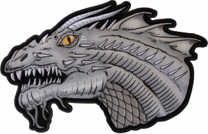 Dragon Patch Large with Yellow Eyes