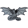 Dragon with Skulls Reflective Large Back Patch