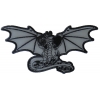 Dragon with Skulls Reflective Patch 