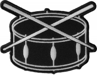Drum and Sticks Music Band Patch
