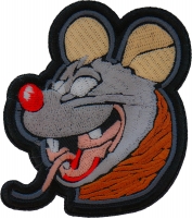 Drunk Rat Iron on Patch