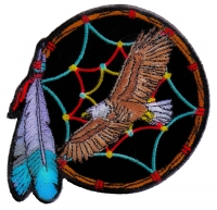 Eagle Dreamcatcher Small Patch | Embroidered Patches