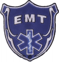 EMT Shield Patch | Embroidered EMT Patches