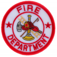 Fire Department Circle Patch | Embroidered Patches
