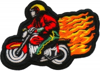 Firefighter Biker Patch Embroidered