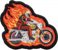 Firemen Biker Patch Embroidered