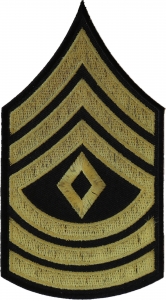 First Sergeant Army Patch First Sergeant Army Patch