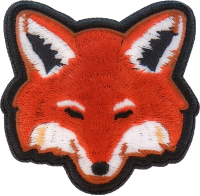Fox Head Patch Embroidered