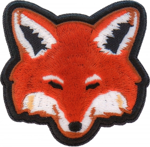 Fox Head Patch Embroidered Fox Head Patch Embroidered