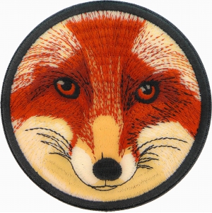 Fox Stare Round Patch Fox Stare Round Patch