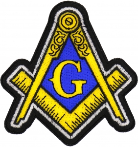 Free Mason Symbol Patch Free Mason Symbol Patch