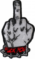 Fuck You Giving the Finger Patch