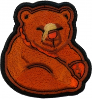 Funny Bear Iron on Patch
