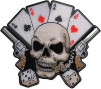 Gambler Skull Large Patch