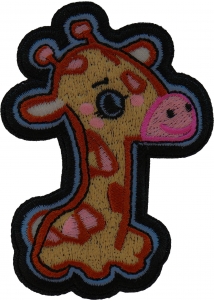 Giraffe Iron on Patch Giraffe Iron on Patch