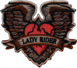 Gothic Heart and Wings Patch