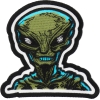 Green Alien Patch
