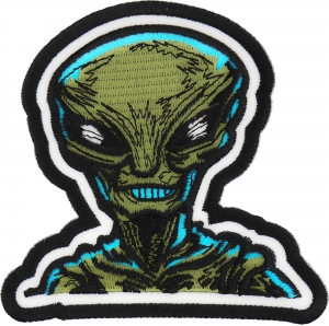 Green Alien Patch Green Alien Patch