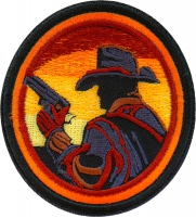 Gun Slinger Patch Embroidered