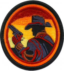 Gun Slinger Patch Embroidered