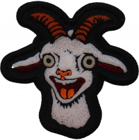 Hello Goat Iron on Patch