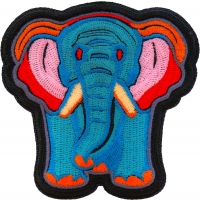 Holly Elephant Patch Embroidered