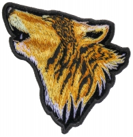 Howling Wolf Small Patch | Embroidered Patches