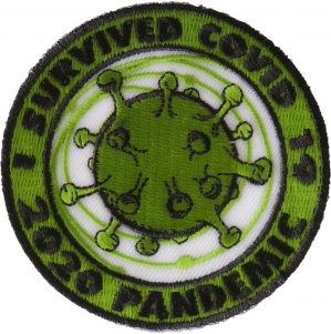 I survived covid 19 Iron on Corona Virus Patch I survived covid 19 Iron on Corona Virus Patch