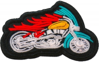 Indian Biker Patch Embroidered