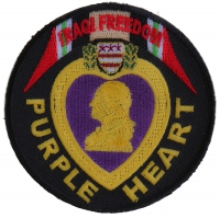 Iraqi Freedom Purple Heart Patch | US Military Veteran Patches