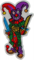 Jester Clown with Knives Patch