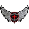 Jesus Christ Lord and Savior Wings Large Christian Back Patch