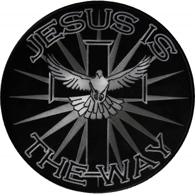 Jesus is the Way Patch for Sewing or Ironing on to Clothes